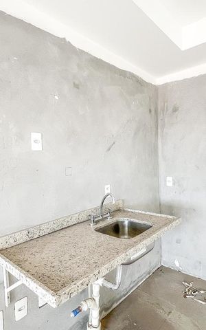 Apartamento à venda com 70m², 2 quartos e 2 vagas Apartamento à venda com 70m², 2 quartos e 2 vagasCozinha e Área de Serviço