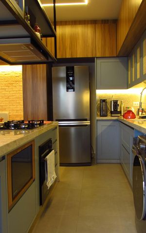 Apartamento à venda com 77m², 2 quartos e 2 vagasCozinha