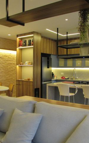 Apartamento à venda com 77m², 2 quartos e 2 vagasSala
