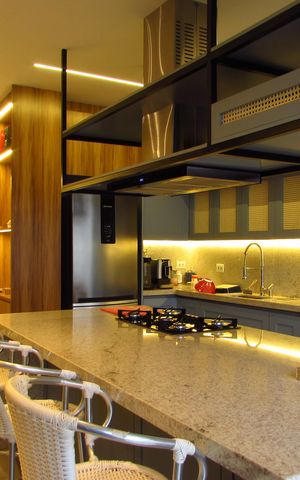 Apartamento à venda com 77m², 2 quartos e 2 vagasCozinha