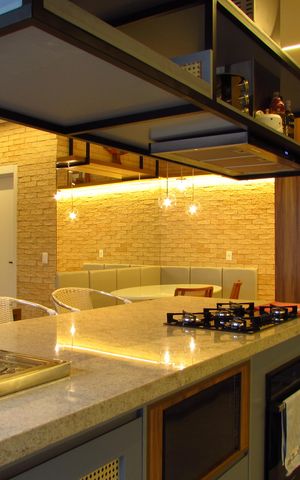 Apartamento à venda com 77m², 2 quartos e 2 vagasCozinha