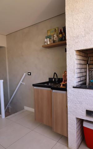 Apartamento à venda com 66m², 1 quarto e 1 vagaCozinha