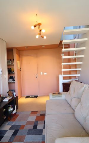 Apartamento à venda com 66m², 1 quarto e 1 vagaSala