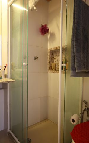 Apartamento à venda com 66m², 1 quarto e 1 vagaBanheiro