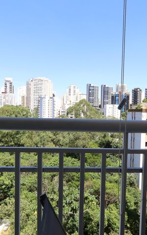 Apartamento à venda com 66m², 1 quarto e 1 vagaVista da Varanda da Sala