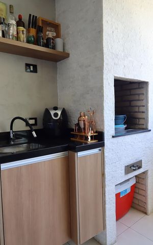 Apartamento à venda com 66m², 1 quarto e 1 vagaCozinha