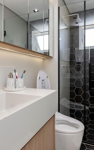 Apartamento à venda com 30m², 1 quarto e 1 vaga Apartamento à venda com 30m², 1 quarto e 1 vagaBanheiro