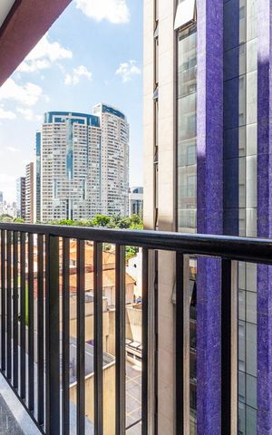 Studio à venda com 27m², 1 quarto e sem vaga Studio à venda com 27m², 1 quarto e sem vagaVaranda