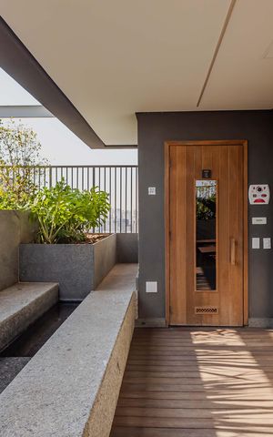 Studio à venda com 22m², 1 quarto e sem vagaSaúna