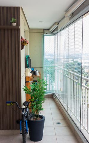 Apartamento à venda com 96m², 3 quartos e 2 vagas Apartamento à venda com 96m², 3 quartos e 2 vagasVaranda da Sala