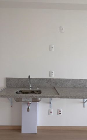 Studio para alugar com 26m², 1 quarto e sem vaga Studio para alugar com 26m², 1 quarto e sem vagaCozinha