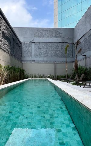Studio para alugar com 26m², 1 quarto e sem vaga Studio para alugar com 26m², 1 quarto e sem vagaPiscina