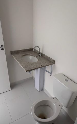Studio para alugar com 26m², 1 quarto e sem vaga Studio para alugar com 26m², 1 quarto e sem vagaBanheiro