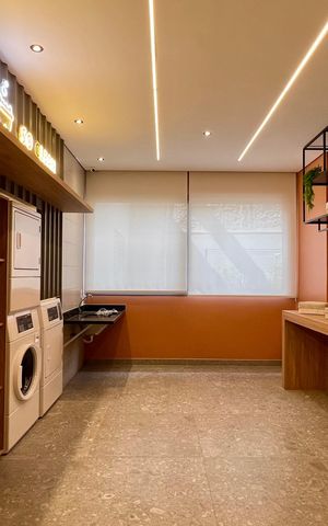 Studio para alugar com 26m², 1 quarto e sem vaga Studio para alugar com 26m², 1 quarto e sem vagaLavanderia