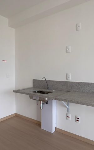 Studio para alugar com 26m², 1 quarto e sem vaga Studio para alugar com 26m², 1 quarto e sem vagaCozinha