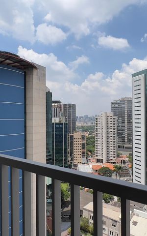 Studio para alugar com 26m², 1 quarto e sem vaga Studio para alugar com 26m², 1 quarto e sem vagaSacada