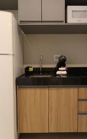 Studio à venda com 34m², 1 quarto e sem vagaCozinha