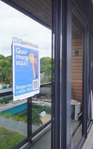 Apartamento para alugar com 45m², 1 quarto e 1 vagaPlaca 