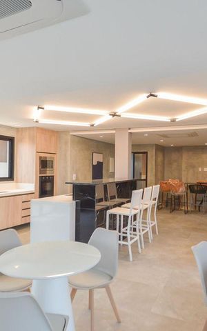 Studio à venda com 26m², 1 quarto e sem vaga Studio à venda com 26m², 1 quarto e sem vagaÁrea comum - Salão de festas
