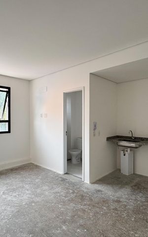 Studio à venda com 26m², 1 quarto e sem vaga Studio à venda com 26m², 1 quarto e sem vagaSala