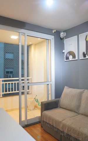 Apartamento à venda com 52m², 2 quartos e 1 vagaSala