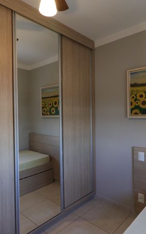 Apartamento para alugar com 57m², 2 quartos e 1 vagaQuarto 2 