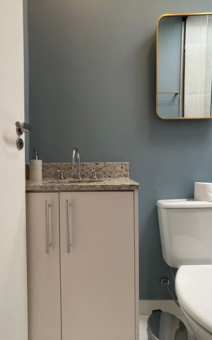 Casa para alugar com 91m², 2 quartos e 1 vaga Casa para alugar com 91m², 2 quartos e 1 vagaBanheiro Social