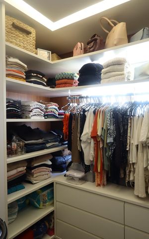 Apartamento à venda com 125m², 2 quartos e 2 vagasCloset da suíte