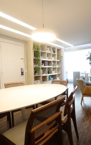 Apartamento à venda com 125m², 2 quartos e 2 vagasSala de Jantar