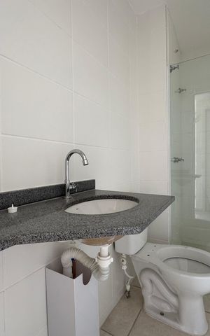 Apartamento para alugar com 57m², 3 quartos e 1 vaga Apartamento para alugar com 57m², 3 quartos e 1 vagaBanheiro Social