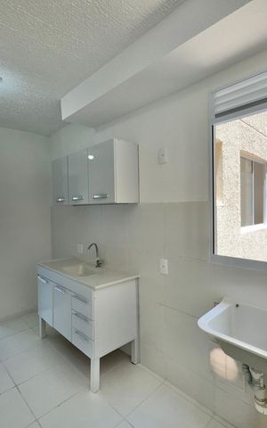 Apartamento para alugar com 44m², 2 quartos e 1 vaga Apartamento para alugar com 44m², 2 quartos e 1 vagaCozinha e Área de Serviço