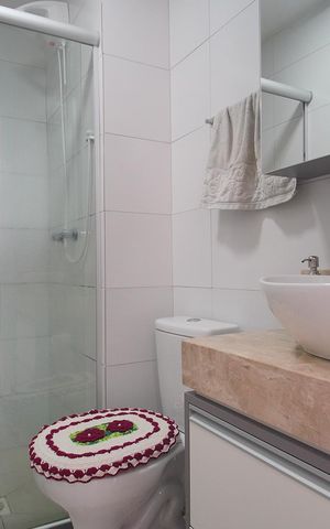 Apartamento à venda com 58m², 2 quartos e 1 vaga Apartamento à venda com 58m², 2 quartos e 1 vagaBanheiro