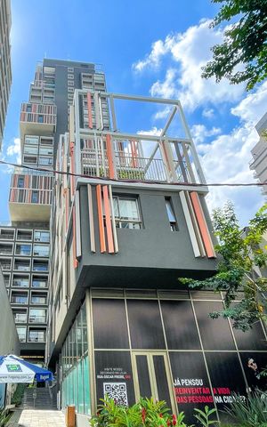Studio à venda com 32m², 1 quarto e sem vagaFachada
