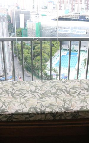 Apartamento para alugar com 25m², 1 quarto e sem vagaVaranda