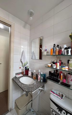 Apartamento à venda com 52m², 1 quarto e 1 vaga Apartamento à venda com 52m², 1 quarto e 1 vagaBanheiro da Suíte