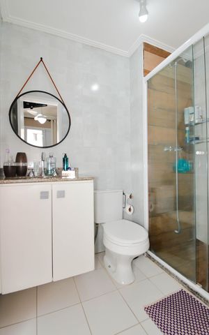 Apartamento para alugar com 75m², 2 quartos e 2 vagasBanheiro da Suíte