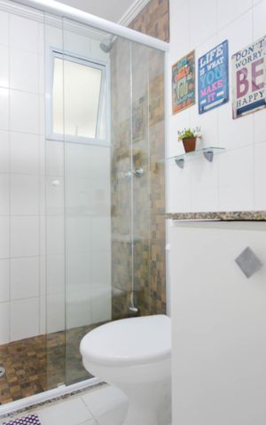 Apartamento para alugar com 75m², 2 quartos e 2 vagasBanheiro Social