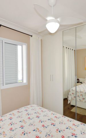 Apartamento para alugar com 75m², 2 quartos e 2 vagasQuarto 2 - Suíte