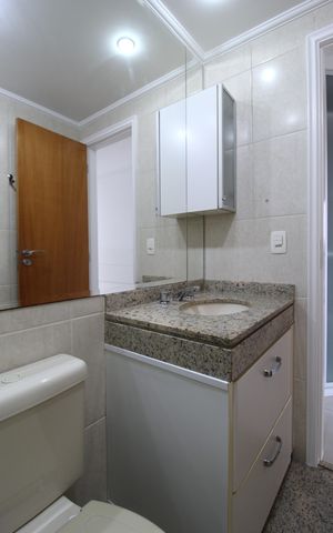 Apartamento para alugar com 101m², 3 quartos e 2 vagasBanheiro da Suíte