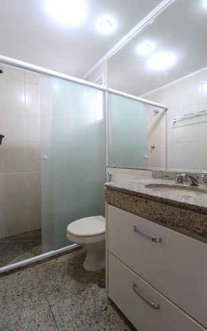 Apartamento para alugar com 101m², 3 quartos e 2 vagasBanheiro da Suíte