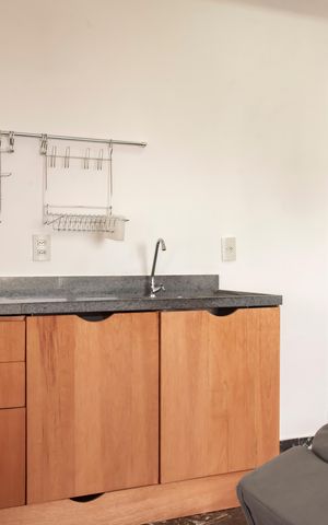Studio à venda com 31m², 1 quarto e sem vagaCozinha