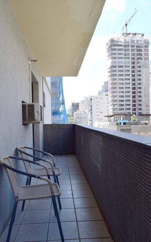 Apartamento para alugar com 52m², 1 quarto e 1 vagaVaranda