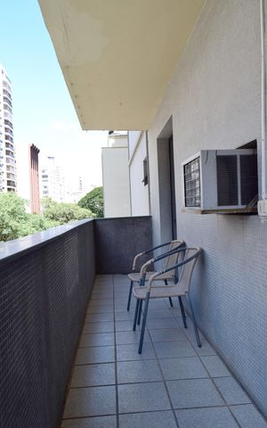 Apartamento para alugar com 52m², 1 quarto e 1 vagaVaranda