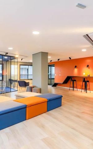 Studio à venda com 27m², 1 quarto e sem vagaÁrea comum