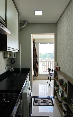 Apartamento à venda com 75m², 3 quartos e 2 vagasCozinha e Área de Serviço