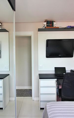 Apartamento à venda com 75m², 3 quartos e 2 vagasQuarto 3