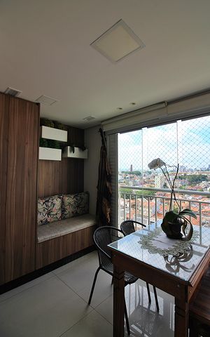 Apartamento à venda com 75m², 3 quartos e 2 vagasSala Sacada 