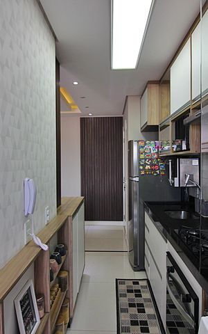 Apartamento à venda com 75m², 3 quartos e 2 vagasCozinha e Área de Serviço