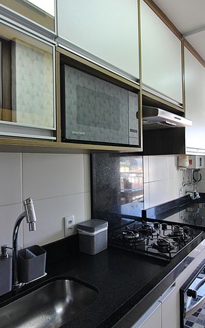 Apartamento à venda com 75m², 3 quartos e 2 vagasCozinha e Área de Serviço