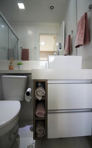Apartamento à venda com 75m², 3 quartos e 2 vagasQuarto 1 - Suíte Banheiro 